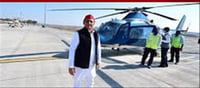 Will Akhilesh Yadav carry SP Leaders who are scared in his helicopter?